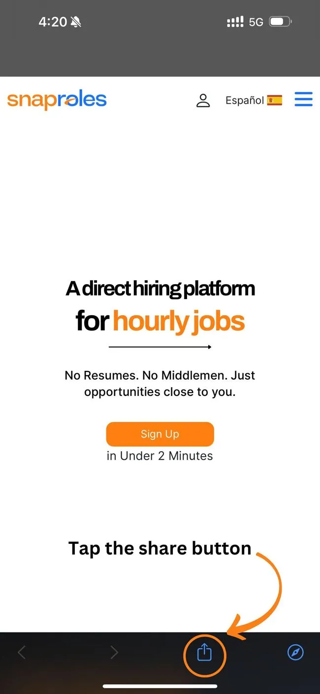 ios shortcut screen two